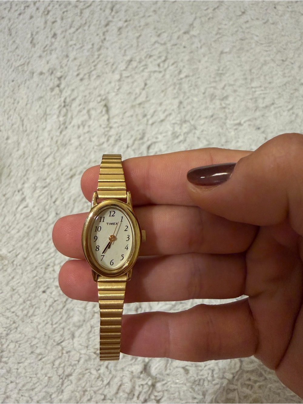 Timex Gold Oval Watch